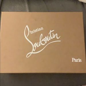 Authentic Christian louboutin shoe box